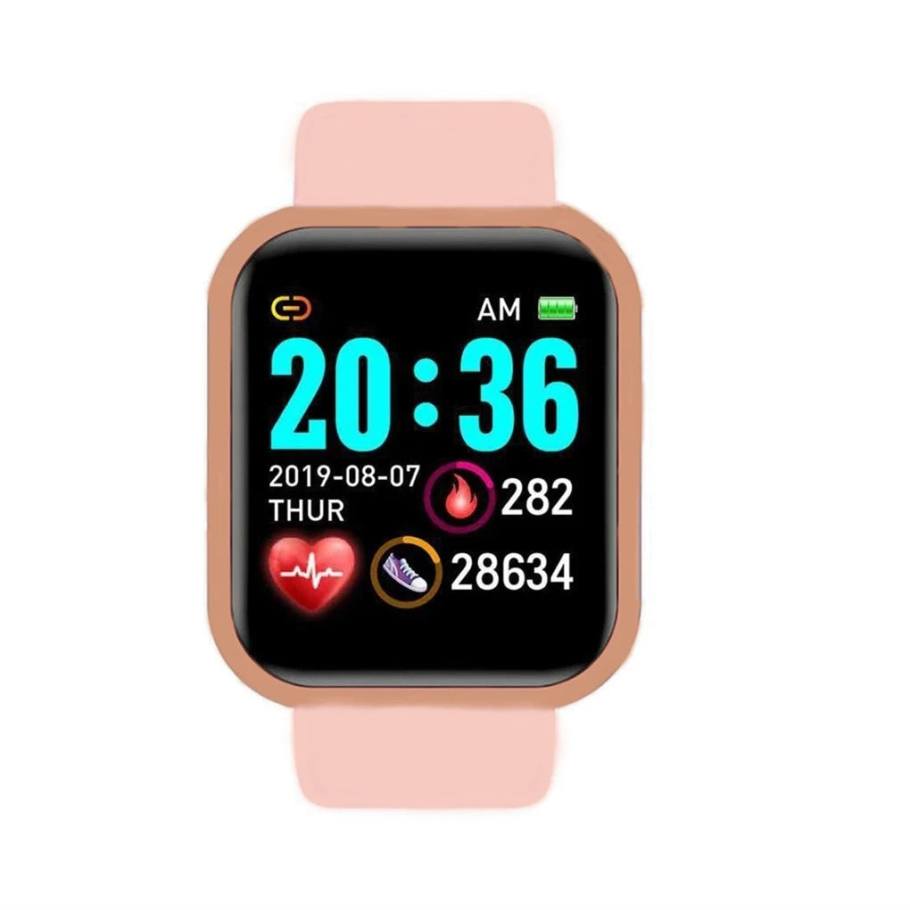Smartwatch für Damen Herren Armbanduhr Bluetooth Verbundenes Telefon Musik-Player Fitness-Sportarmband Schlafmonitor Digitale Uhren