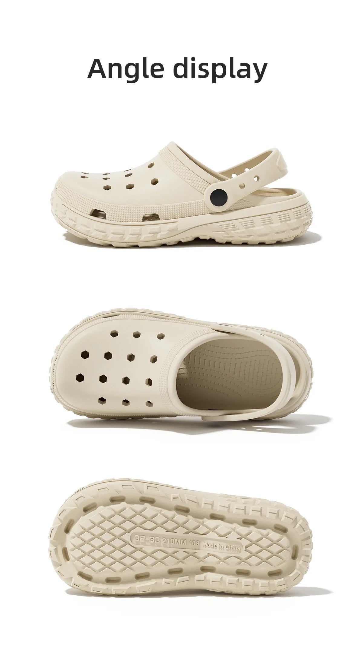 2026 Damen- und Herren-Clogs Sommer rutschfeste Outdoor-Sandalen Geschlossene Zehen Scheißgefühl Strandschuhe Dicke Sohle Weiche Sohle