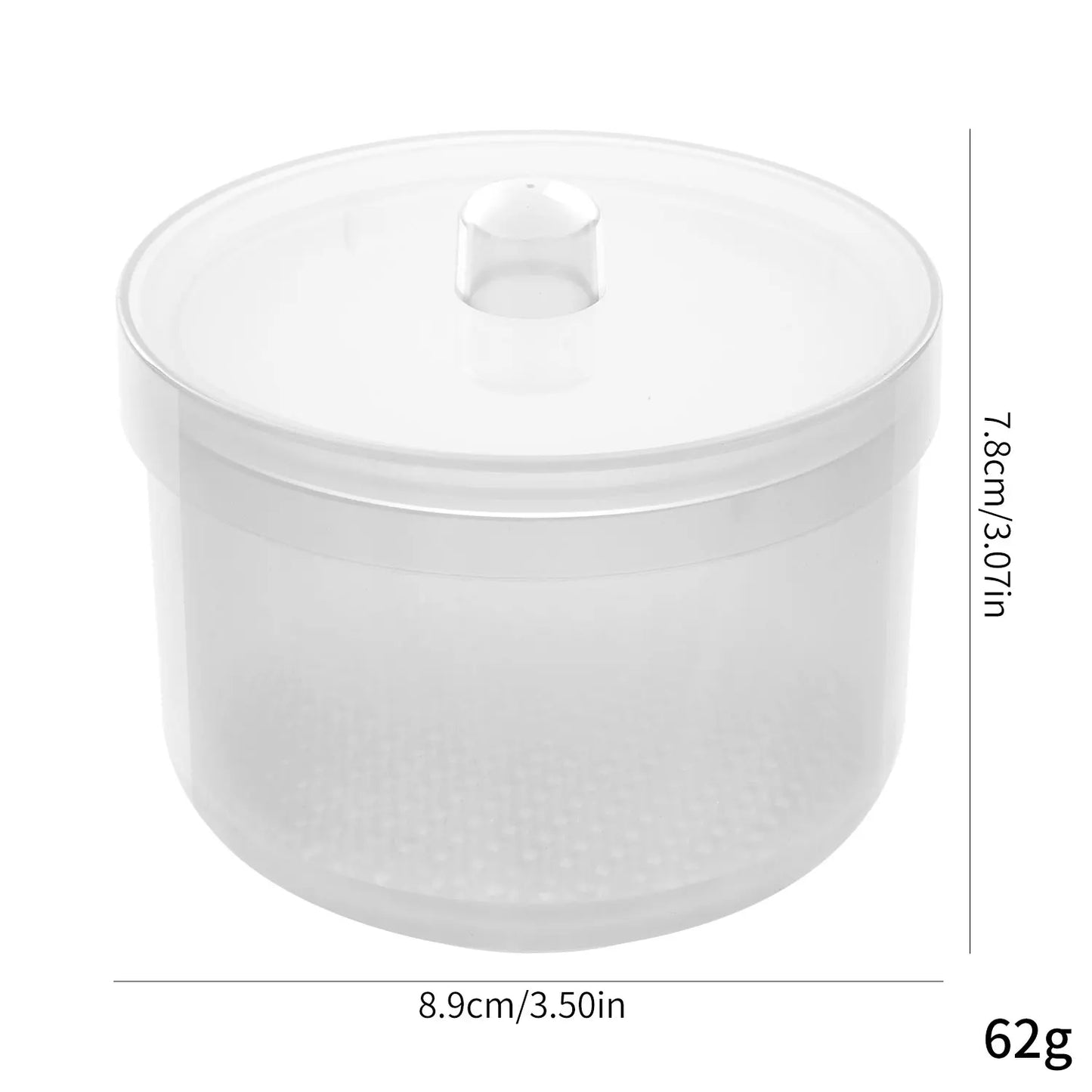 Nail Drill Bits Disinfection Box Double Layer Filtration Cleaning Box Manicure Storage Case Nail Brush Cleaning Container