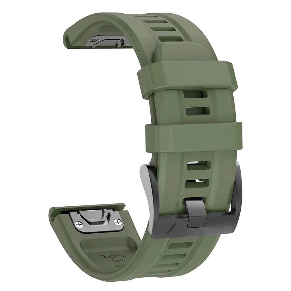 Bracelet QuickFit 22mm 26mm pour Garmin Epix Gen 2, en silicone pour Garmin Fenix 7 7X 5Plus 6XPro Enduro 2