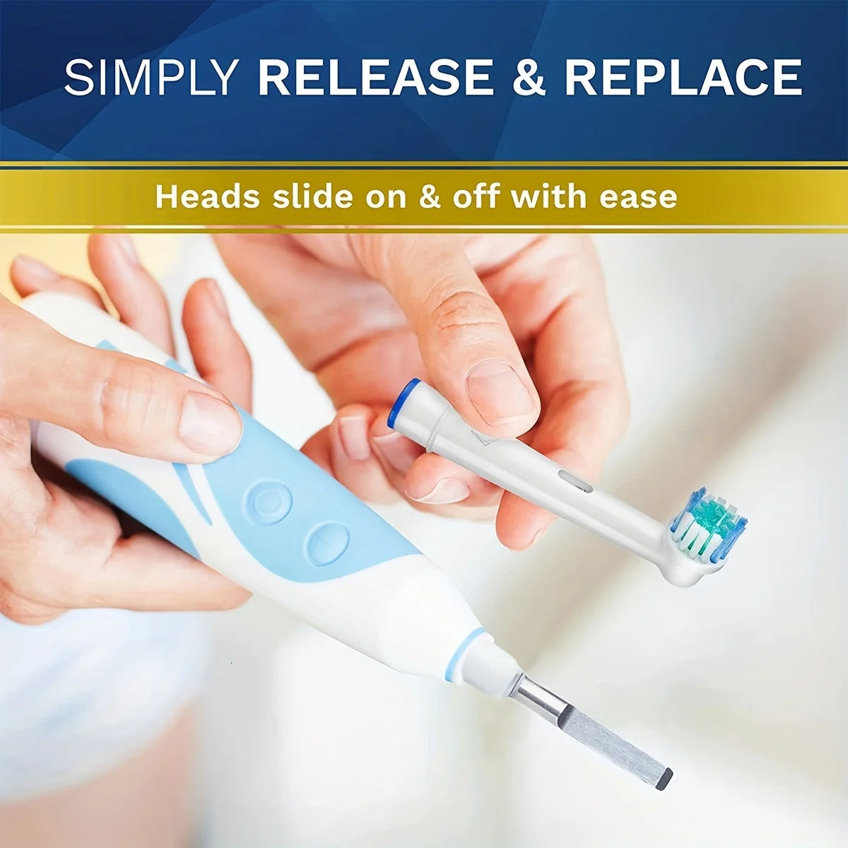 4pcs/12pcs/16pcs/20pcs Compatible With Oral-B Braun Replacement Toothbrush Heads - Professional Electric Toothbrush Heads
