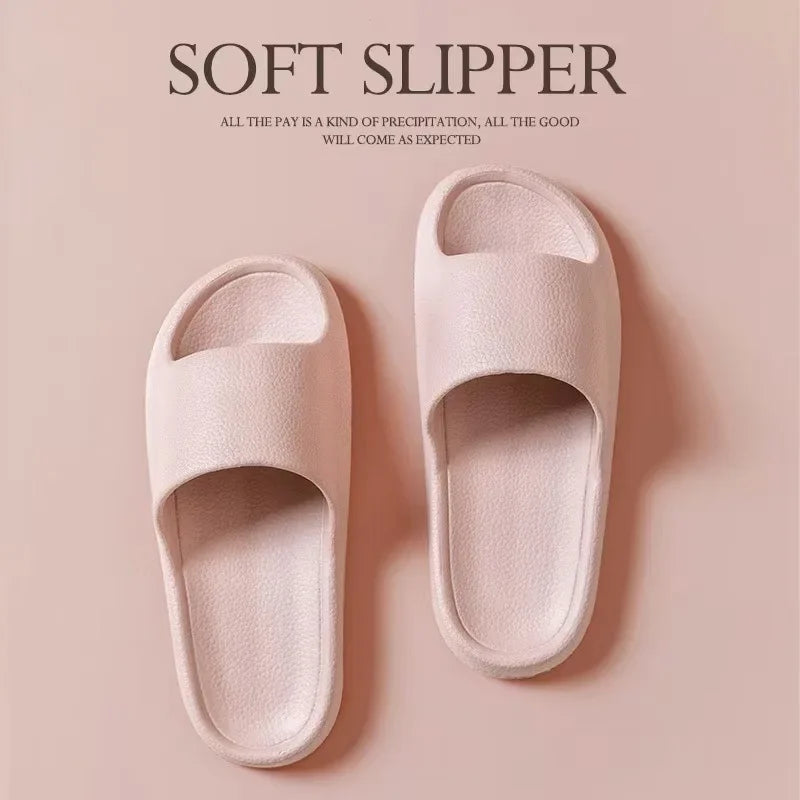 EVA Men Sandals Flip Flops Man Slippers Solid Color Non-slip Soft Sole Comfortable Shower Slippers Outdoor Couple Shoes Summer
