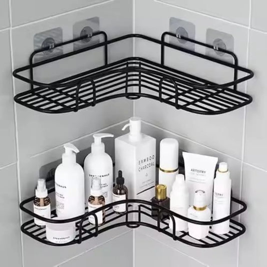 Corner Shower Caddy – Wall-Mount Bathroom Storage Shelf for Shampoo & Toiletries - Shoppiline
