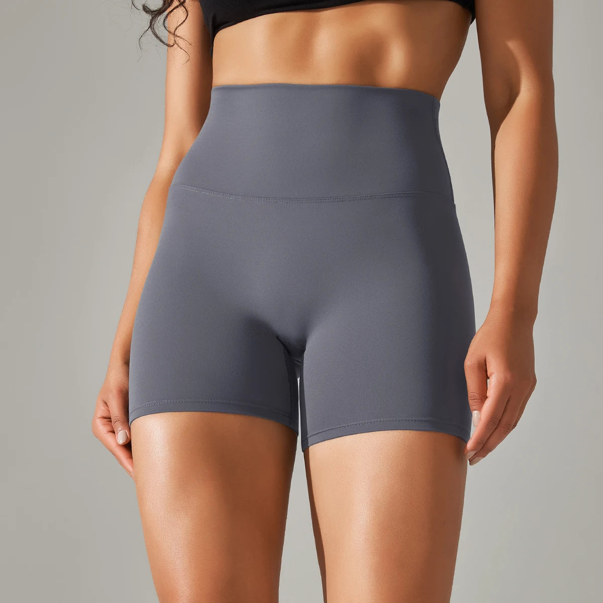 1PC Yoga Shorts Women Fitness Shorts Running Cycling Shorts Breathable Sports Leggings High Waist Summer Workout Gym Shorts
