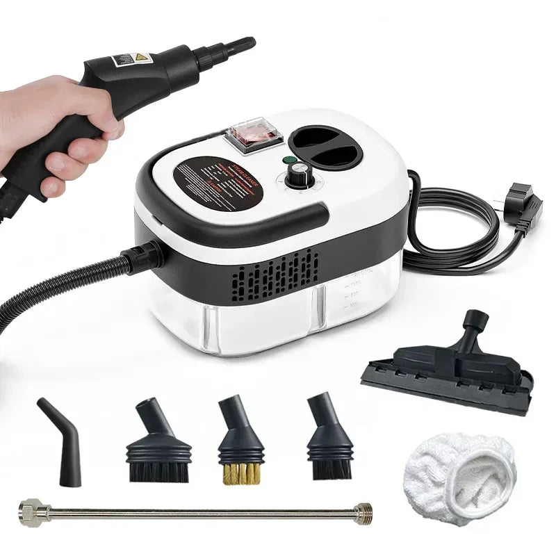 High And Temperature Handheld Steam Cleaners Air Conditioner Kitchen Hood Car Steam Clean Machine Floor and More Cleaning - Shoppiline