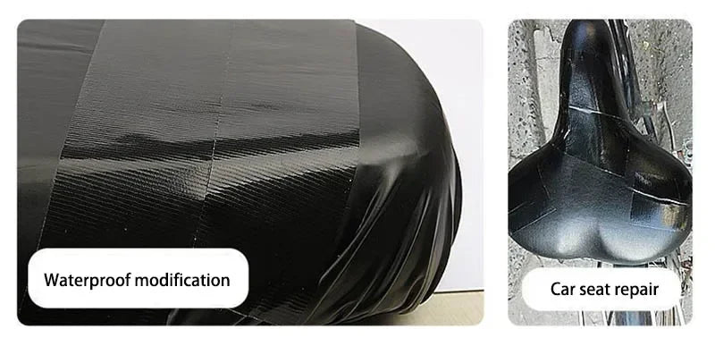 Black Cloth-based Tape for Leather Repair - Wear-resistant, Suitable for Cushion, Seat Sofa Leak & Damage Repair