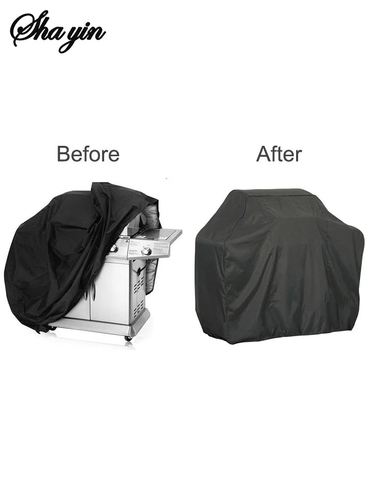 Bbq Barbecue Grill Cover Waterproof Cover Multi-Functional Dust And Waterproof Protective Cover For Barbecue Grills