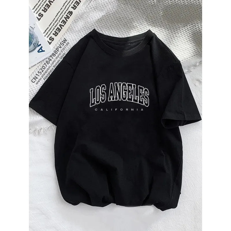 Damen Brooklyn Letter Print T-Shirt Mädchen Grafik Harajuku 2023 Streetwear Kleidung Lässig Weiblich Y2K Oberteile T-Shirt