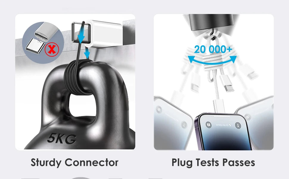 2/5 PCS USB-C to Lightning Car Fast Charging Cable For iPhone 14 13 12 11 Pro Max