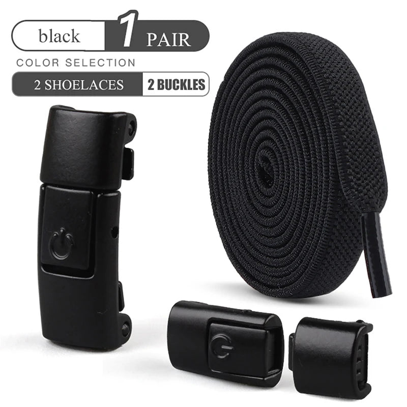 8mm Schnürsenkel ohne Binden, Pressverschluss Schnürsenkel, Elastische Schnürsenkel, Sneaker Kinder Erwachsene, Verbreiterte flache Schnürsenkel für Schuhe