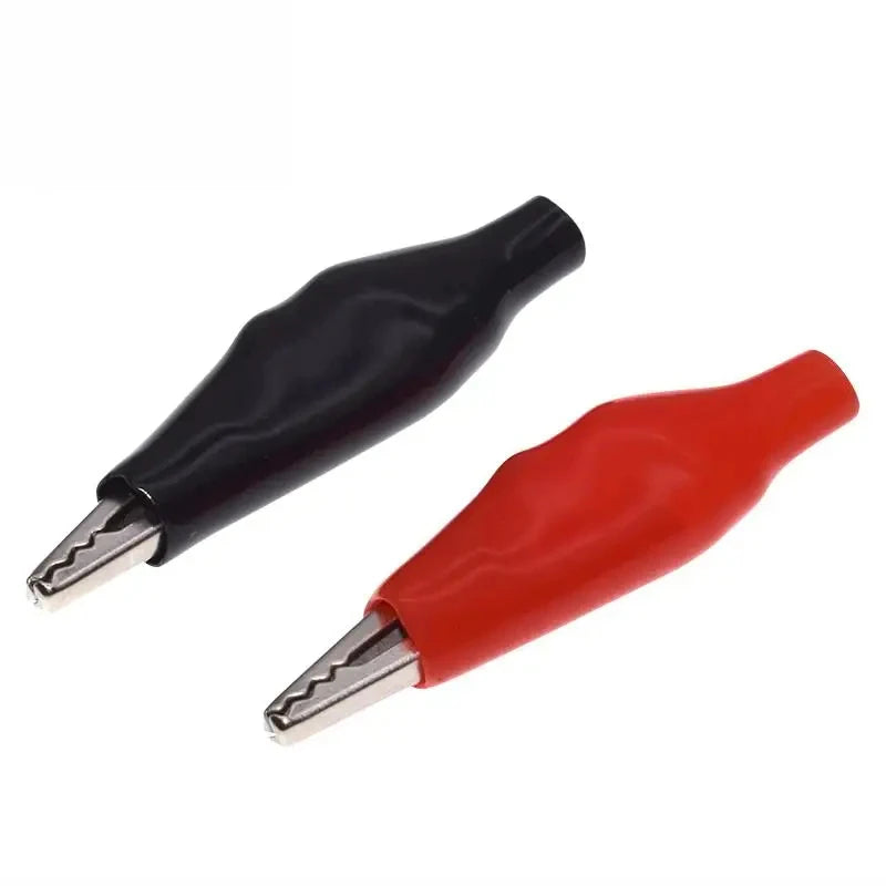 1Set / 10PCS Alligator Clips Electrical DIY Test Leads Alligator Double-ended Crocodile Clips Roach Clip Test Jumper Wire 46CM