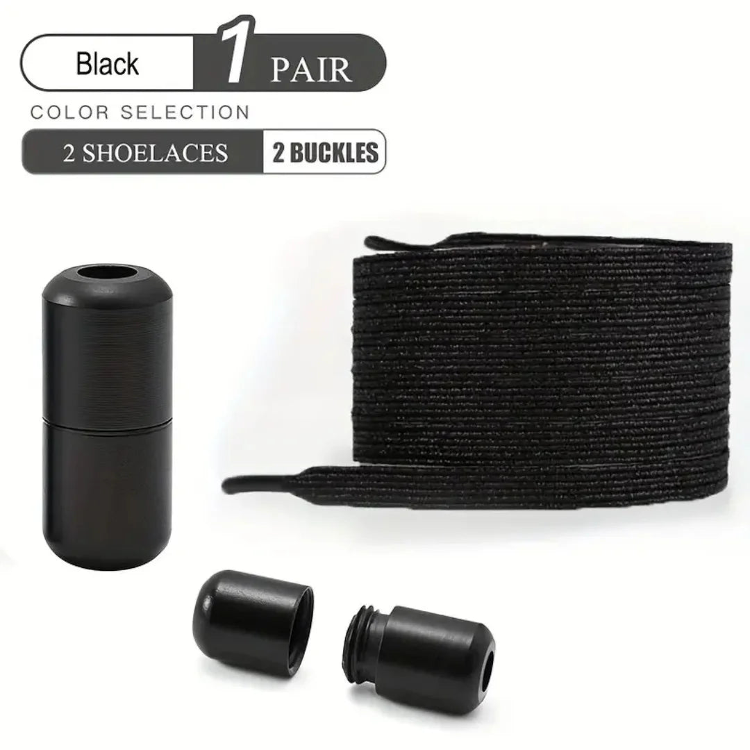 Lacets sans nœud Boucle colorée Lacets Perle Lumière colorée Mode sans attaches Lacets élastiques Baskets Enfants Adultes Élargis