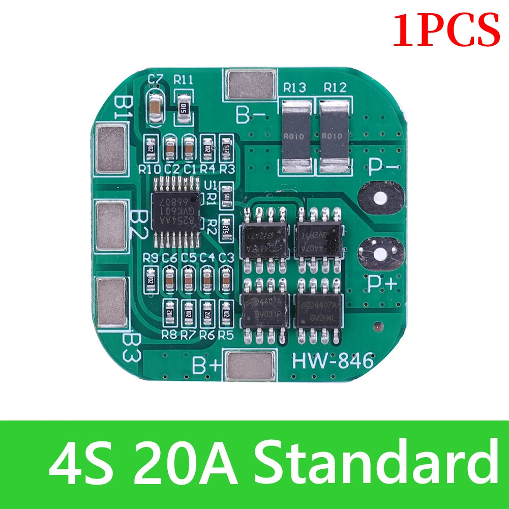 BMS 3S/4S 5A 10A 20A 25A 40A 60A Li-ion Lithium Battery Charger Protection Board 18650 For Drill Motor 12V with Enhance/Balance - Shoppiline