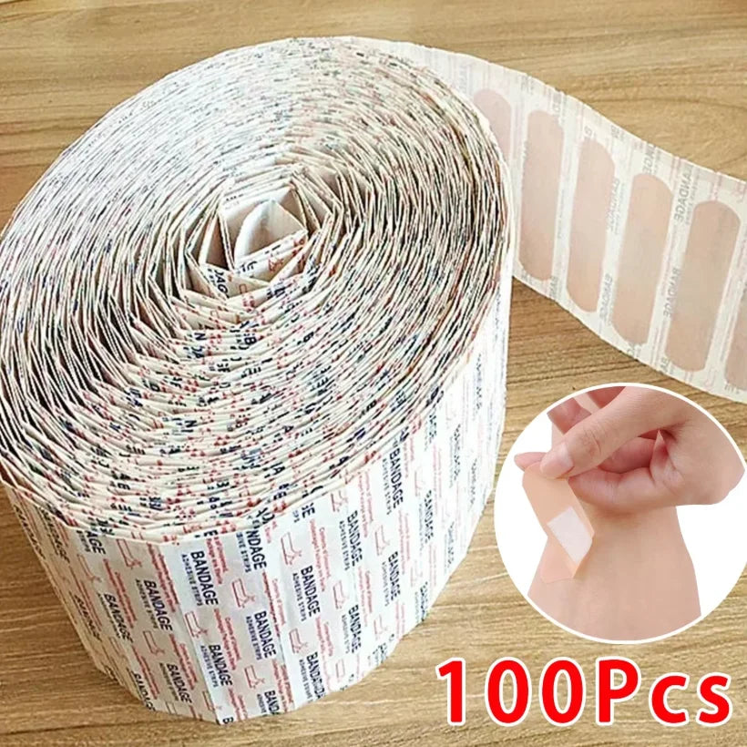 Band-Aids Waterproof Breathable Cushion Adhesive Plaster Wound Hemostasis Sticker Band First Aid Bandage