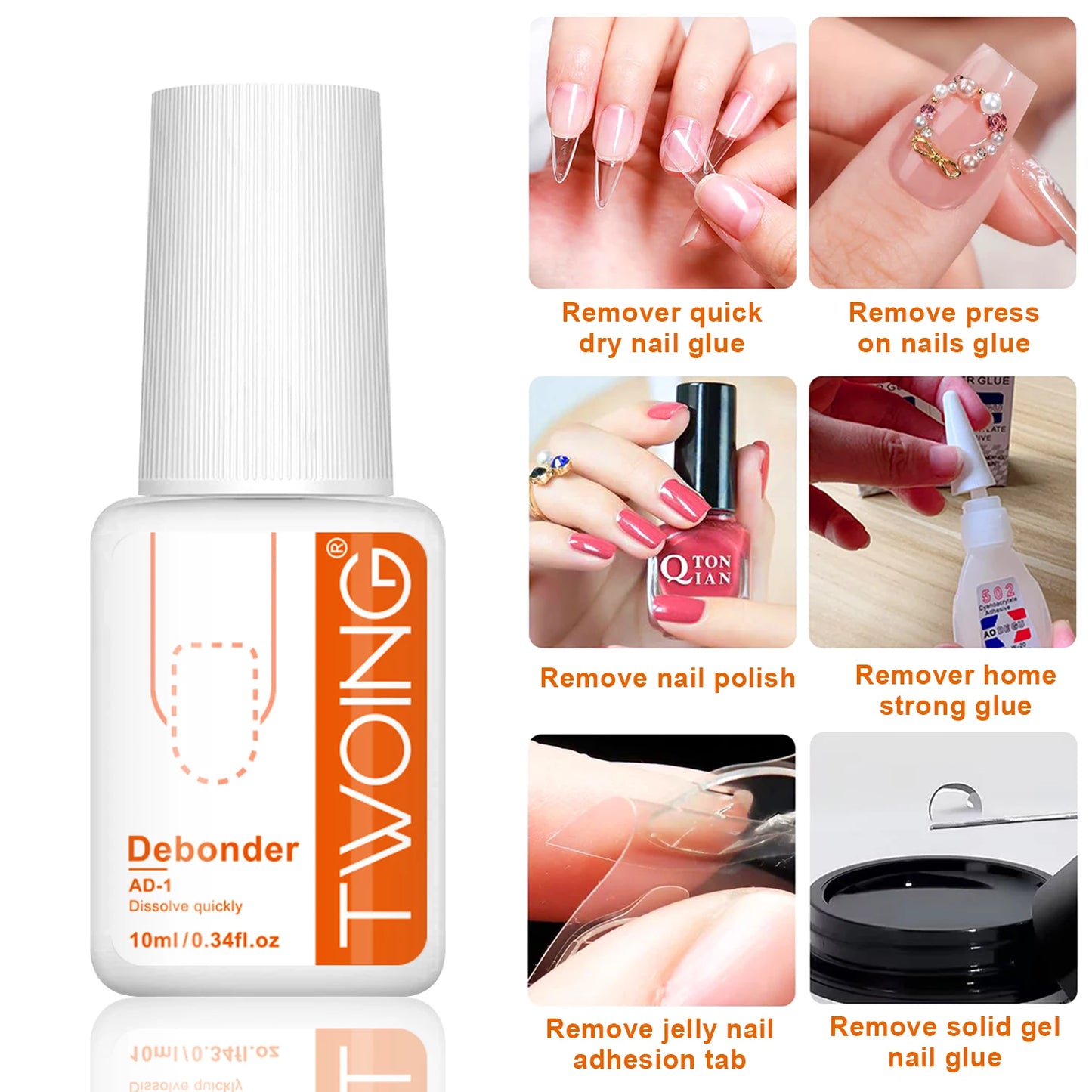 7g Super starker Nagelkleber für falsche Nagelspitzen, Acrylnägel, Press-On-Nägel, künstliche Nägel, Nagelkunstdekoration, dauerhafter Halt