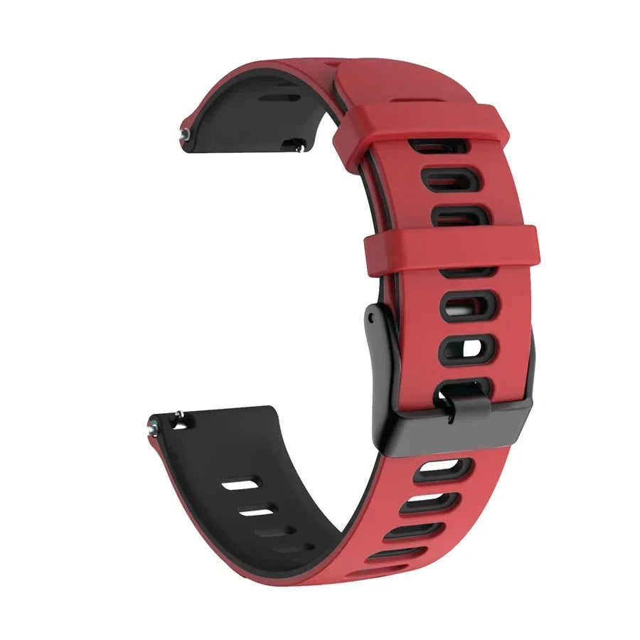 20mm 22mm Strap For Samsung galaxy watch 7 6 5 4 5 pro 44mm/40mm Silicone bracelet Huawei Watch gt 2/3/4/2e Amazfit bip strap