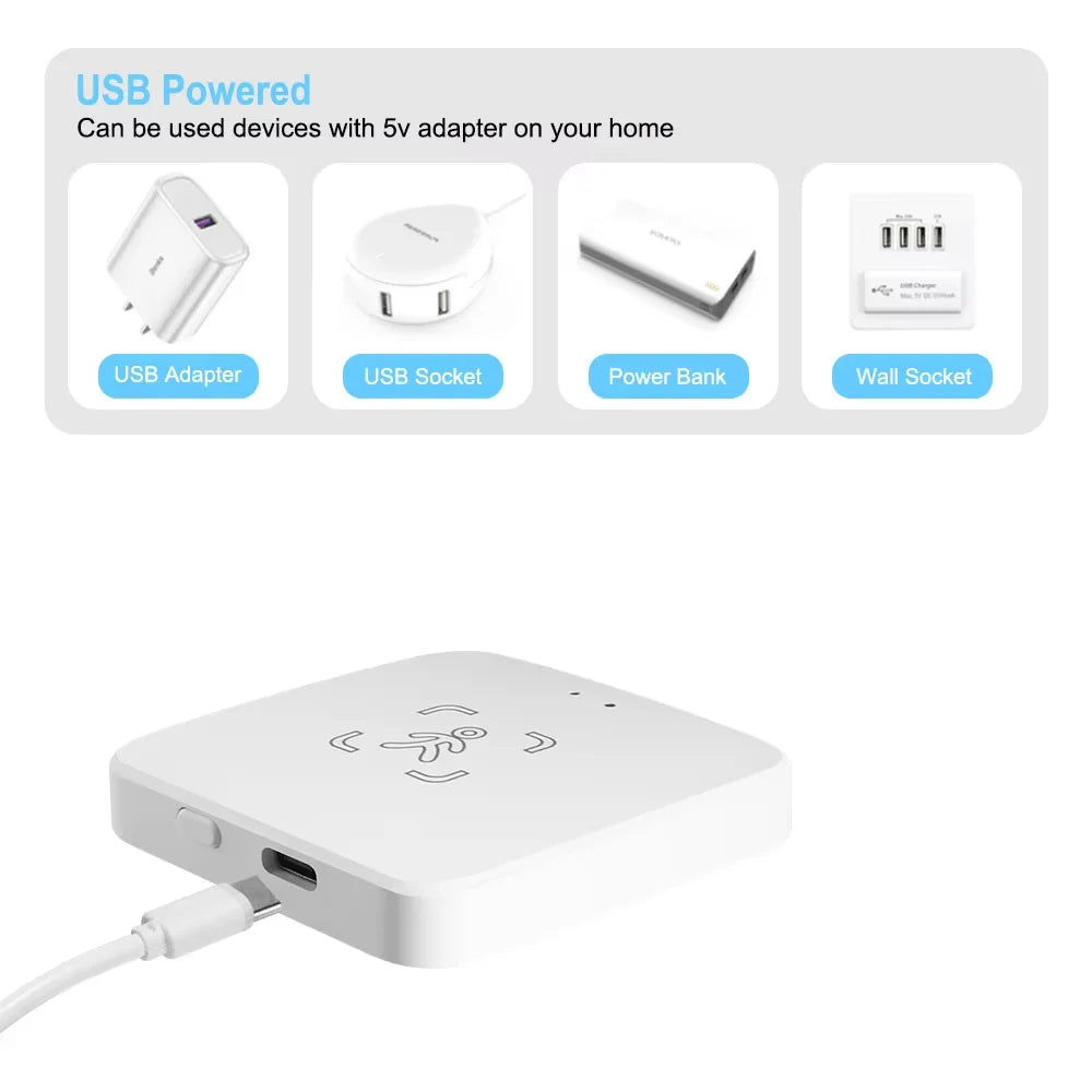Tuya WiFi / Zigbee Human Presence Detector 24G,Luminance/Distance Detection, Smart Human Body PIR Sensor Support Home Assistant - Shoppiline
