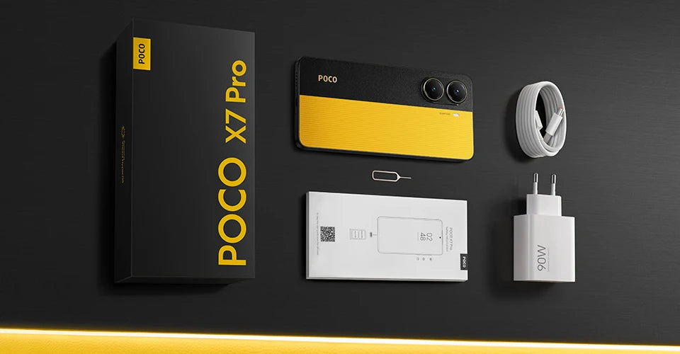 【World Premiere】POCO X7 Pro Global Version Smartphone 256GB / 512GB Dimensity 8400-Ultra 90W Charge 6000mAh battery IP68 NFC 5G - Shoppiline