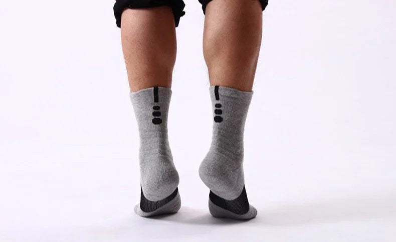 3 Pairs Anti-Slip Football Socks Men Sock Short Long Tube Soccer Basketball Sport Breathable Deodorous 39-45 Running Hiking
