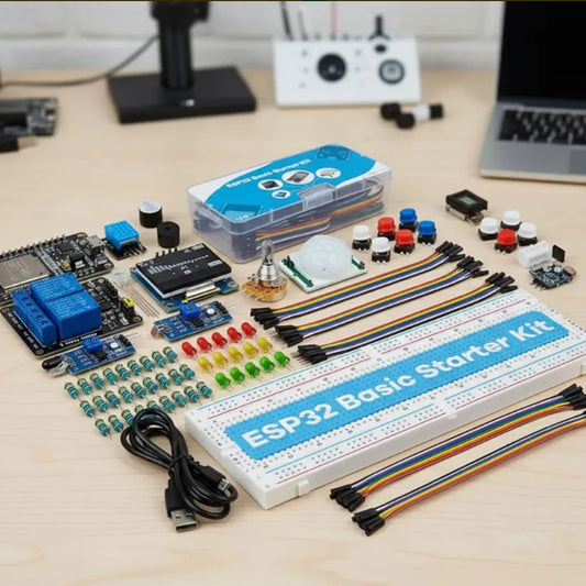 Electronic DIY Kit ESP32 ESP-32S WIFI Module Starter Kit for ESP32 WIFI Development Board ESP32 Module Kit Relay Display Sensor - Shoppiline