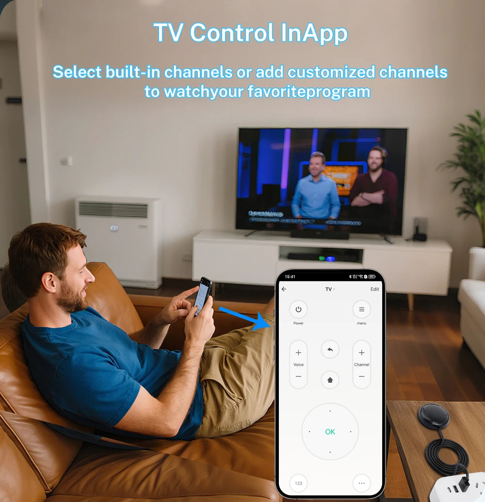 Tuya WiFi IR Remote For Smart Home For AC TV  Work with Yandex Smart Life Alexa