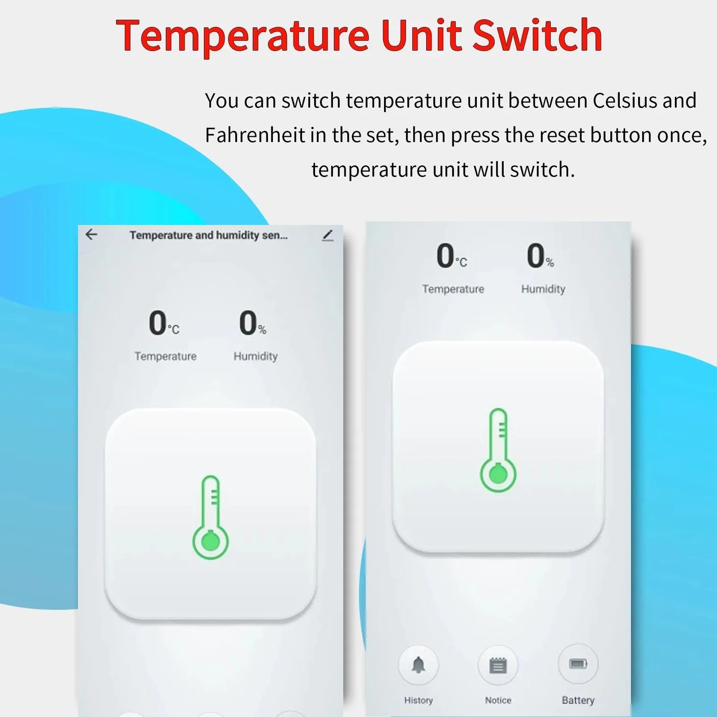 Smart Zigbee 3.0 Temperature Humidity Sensor Smart Thermometer Hygrometer Real-Time APP Remote Alarm for Tuya 2MQTT Alexa Google