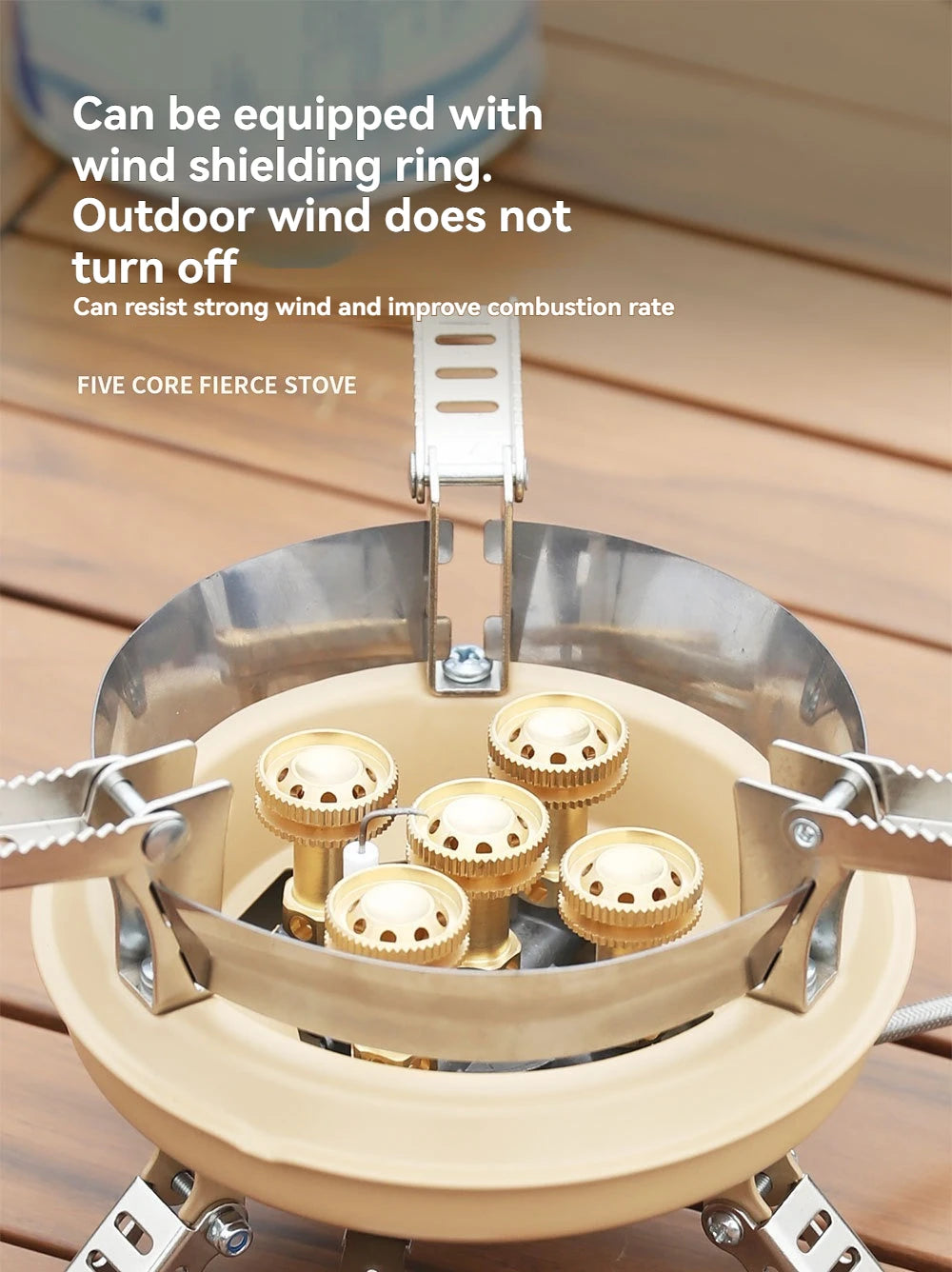 BRS Outdoor BRS-201A Five Core Fierce Stove Fierce Stove Five Star Stove Camping Barbecue Tool