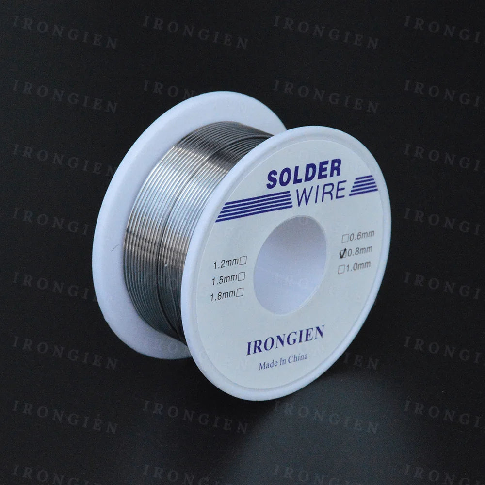 Irongien High Purity Soldering Wire 8g50g/Roll Mixed Tin Rosin Core Dia 0.6-1.5mm Solder Welding Wire For Electrical Soldering