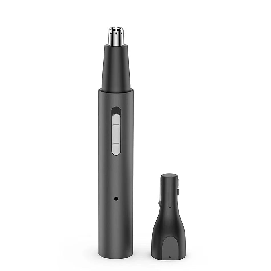 Three-in-One Electric Nose Hair Trimmer Aluminum Body USB Rechargeable Eyebrow Razor Portable Hair Remover for Cross-Border Use