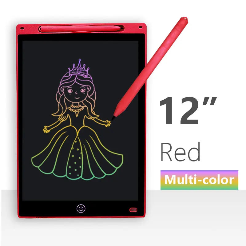 Digital LCD Writing Tablet Board 8/12 Inch Drawing Tablet Screen Kids Graphic Tablet Toys for Children