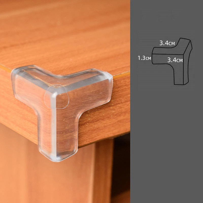 4/10pcs Baby Safety Corner Silicone Protector Table Soft Transparent Children Anti Collision Corner Edge Protection Guards
