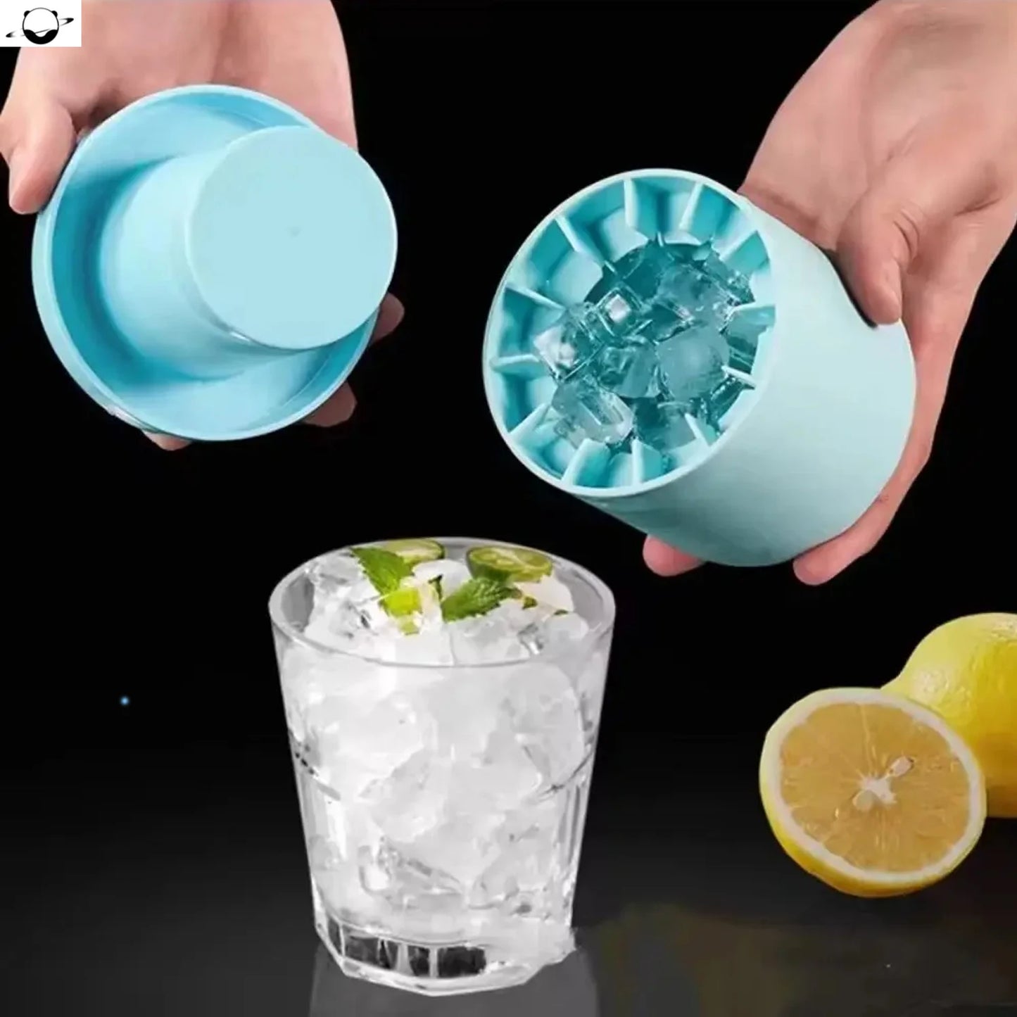 Food-Grade Silicone Ice Tray Small Mini Ice Cube Mold Withstands Low Temperatures, Easy to Remove Doesn't Break, Easy to Clean