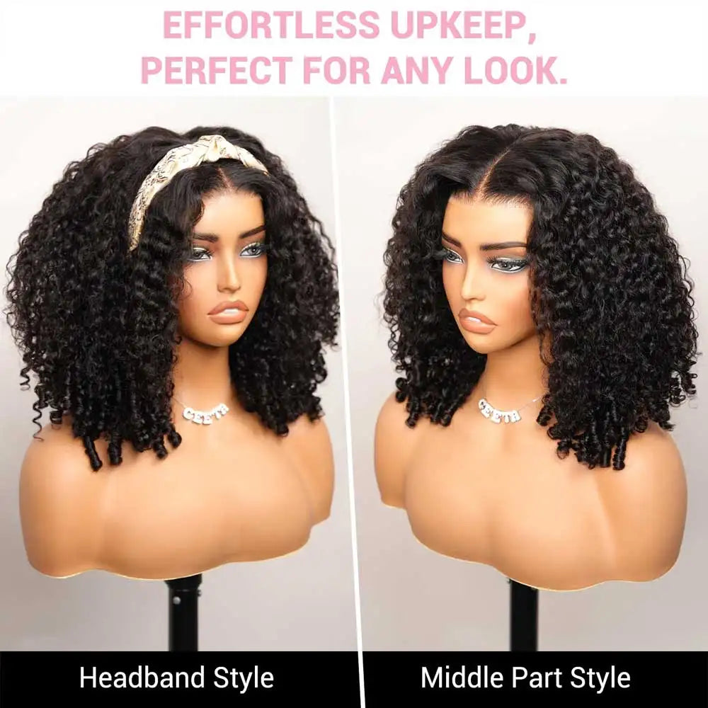 250% Density Burmese Curly Human Hair Wig  13x4 HD Transparent Lace Frontal Wigs Pre Plucked Rem Burmese Human Hair Wigs 28 Inch
