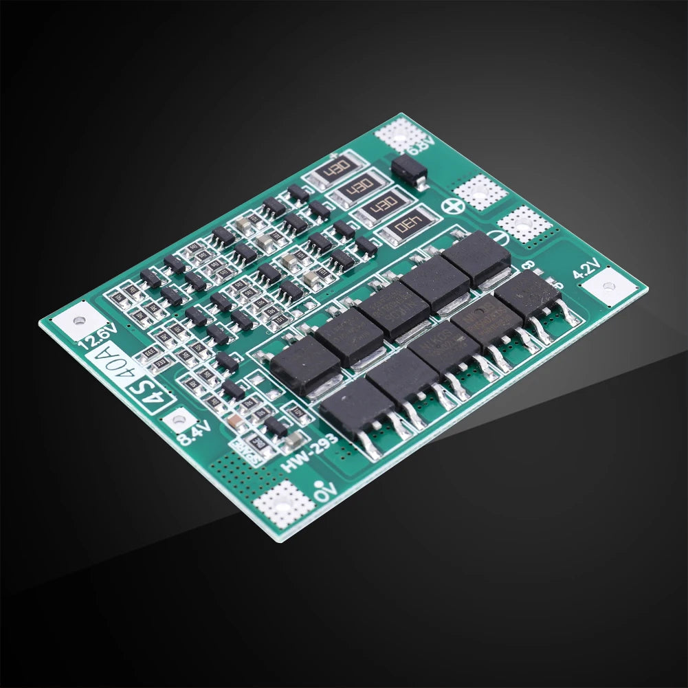 BMS 3S/4S 5A 10A 20A 25A 40A 60A Li-ion Lithium Battery Charger Protection Board 18650 For Drill Motor 12V with Enhance/Balance - Shoppiline
