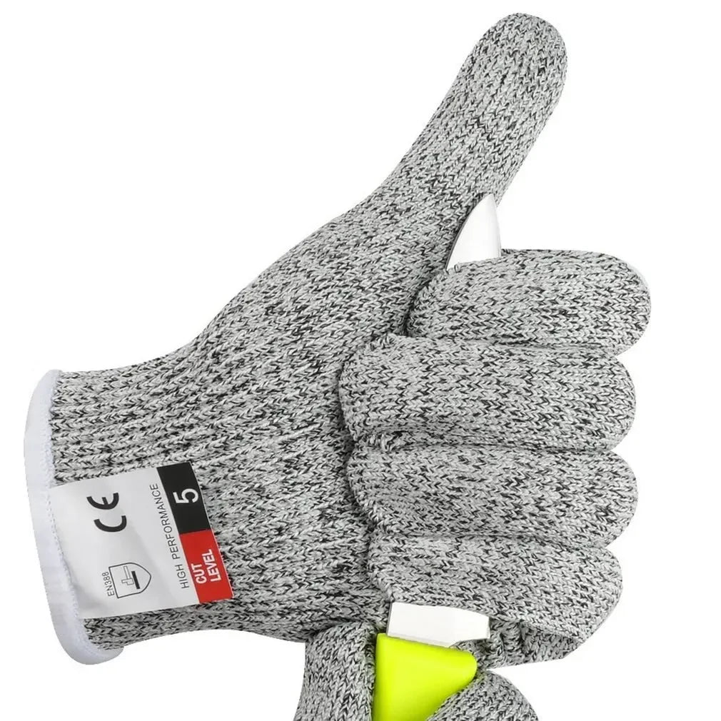 Hot Level 5 Protection Safety Anti Cut Gloves High-strength Kitchen Cut Resistant Gloves For Fish Meat Cutting Safety Amagi