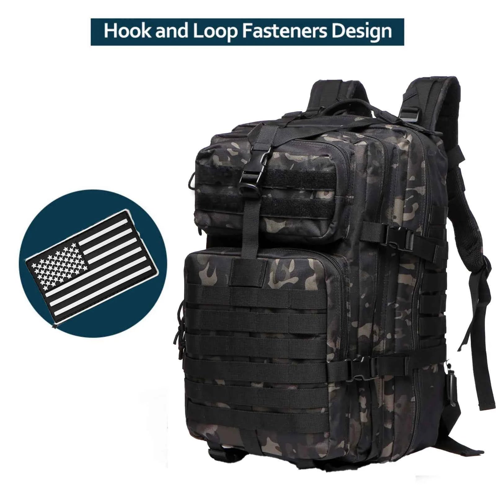 25L/50L Sturdy Nylon Waterproof Tactical Sports Trekking Fishing Hunting Camping Hiking Bag Backpack Outdoor Rucksacks