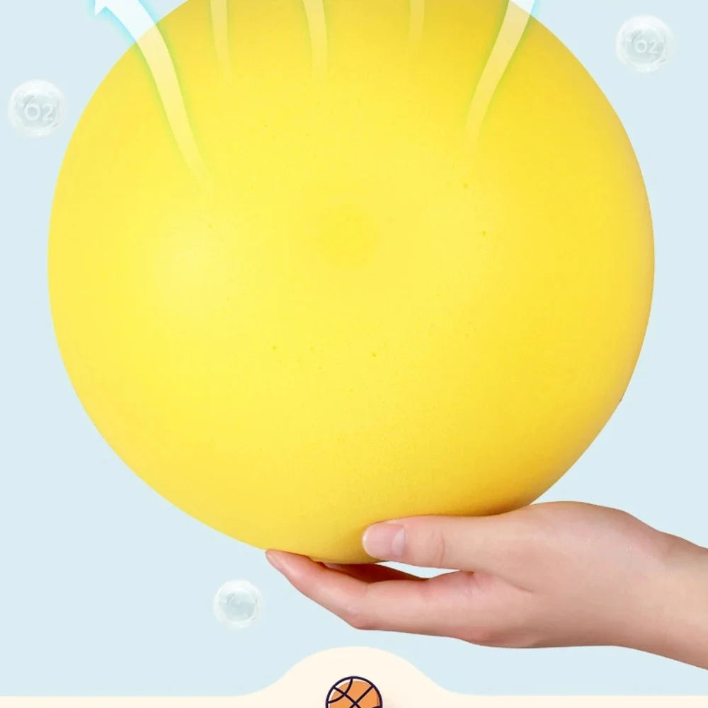 Foam Basketball Kids Silent Basketball Bouncing Mute Silent Ball Bounce Squeezable Mute Bouncing Basketball - Shoppiline