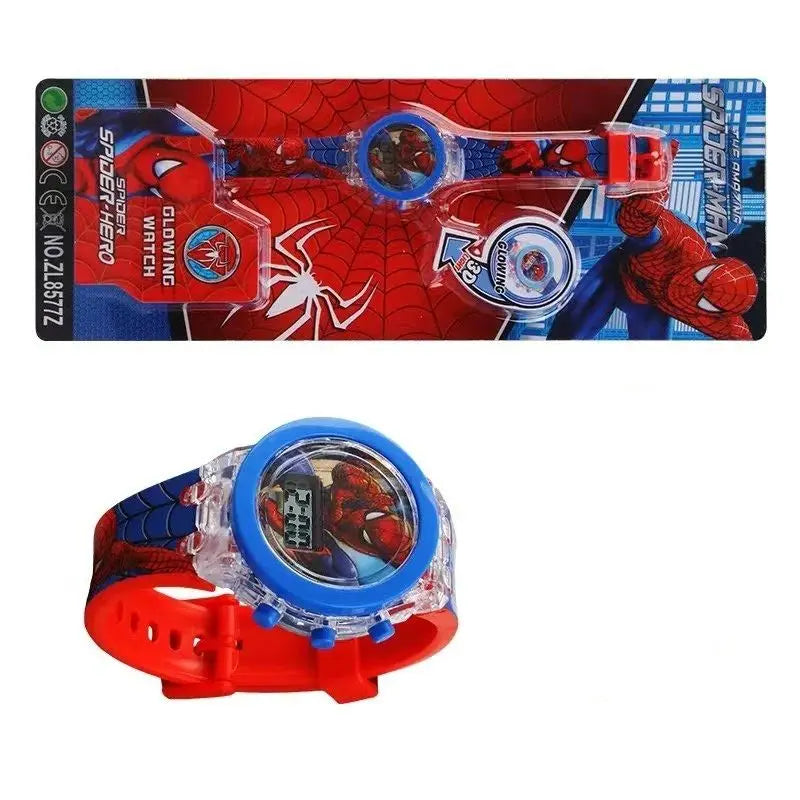Anime Flash Spiderman Hulk Kinderuhr Jungen Cartoon Avenger Kinderuhr Jungen Mädchen Studentenuhr Geschenk