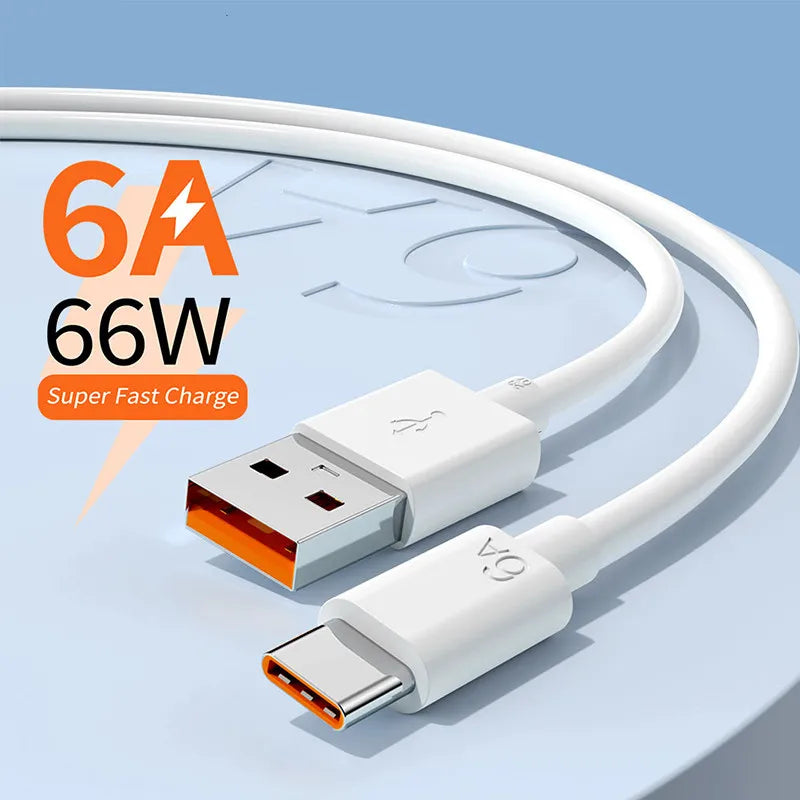 6A USB C Charging Cable with 67W Charger Wall Adapter for iPhone 15 Xiaomi Huawei Android Phones and All Type-C Charging Charger