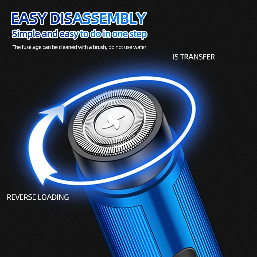 Rechargeable USB Electric Shaver Long Lasting Portable Washable Car Rechargeable Shaver Women's Shaving Machine Shaving Tools