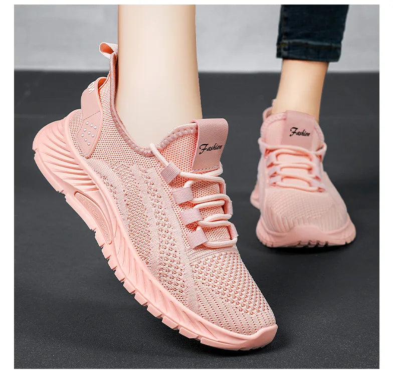 Women's Shoes Summer 2025 Casual Sneakers Breathable Mesh Lightweight Affordable Free Shipping