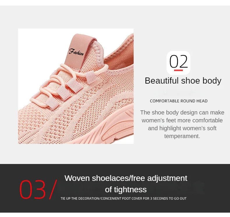 Women's Shoes Summer 2025 Casual Sneakers Breathable Mesh Lightweight Affordable Free Shipping