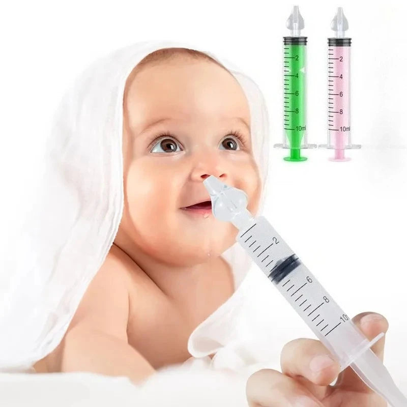 10ML/20ML Baby Nasal Aspirator Syringe Baby Nose Cleaner Rhinitis Nasal Washer Irrigator Needle Baby Nose Washing for Children