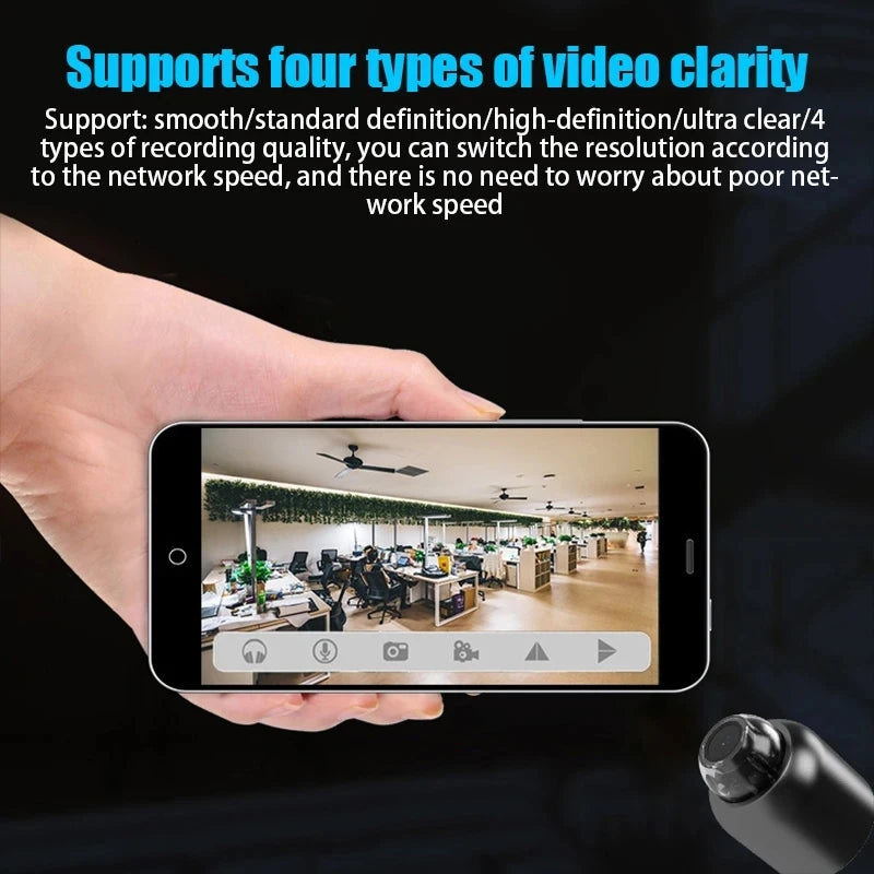 New X5 Mini Night Vision 1080P Wireless Surveillance Camera Lightweight Clear Portable Motion Detection Premium Quality