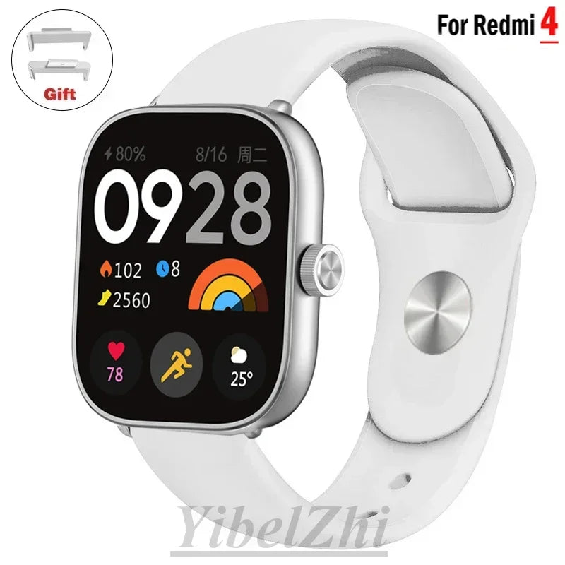 Sportarmband für Redmi Watch 4 Armband Smartwatch Armband Zubehör Weiches Silikon Armband Correa für Xiaomi Mi Band 8 Pro