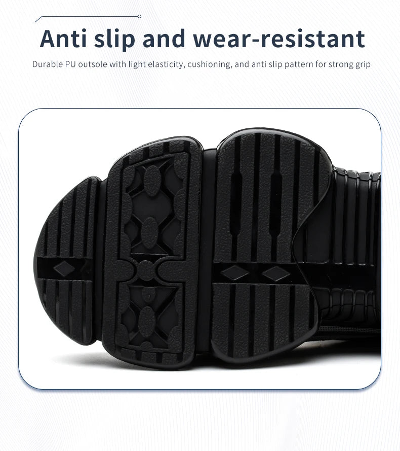 Rotary Buckle Work Safety Shoes For Men and Women Air Soft Sole Lightweight Protective Work Sneakers Men Breathable Boots - Shoppiline