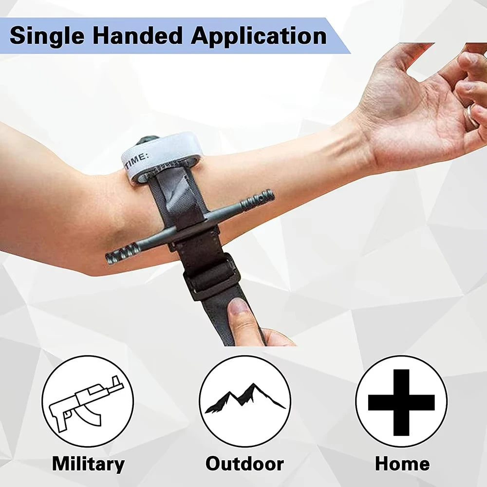 65cm/75cm/95cm Tourniquet Combat Medical Tourniquet Tactical Military Emergency With Pen First Aid Camping Equipment 1pcs