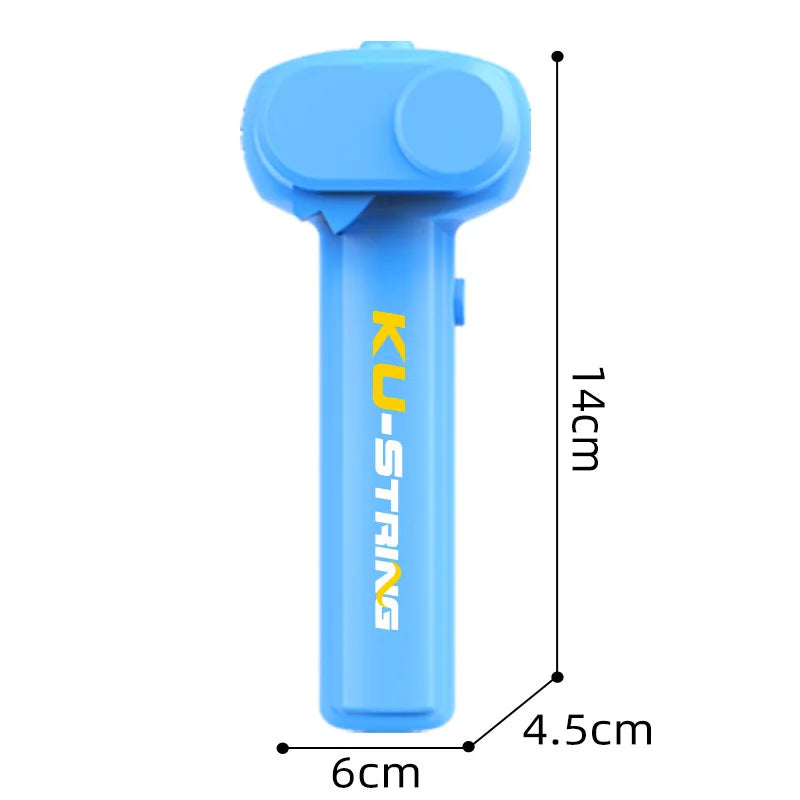 USB Rechargeable Glow String Launcher Toy Luminous Rope Shooter ABS Decompression Fidget Toy 3M Yarn for Kids Adults Party Gift