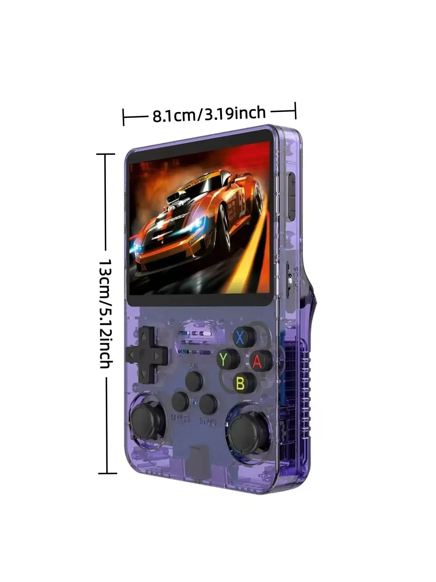 R36S Retro Video Handheld Game Console Linux System 3.5 in IPS Screen  3000mAH Battery 64G/128G TF Card Preinstalled Games