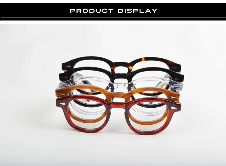 Johnny Depp Lemtosh Eyeglasses Frame Men Optical Glasses Women Computer Goggles Clear Lens Luxury Brand Vintage Acetate Frame